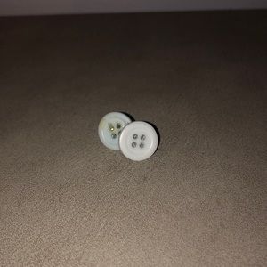 Handmade button earrings